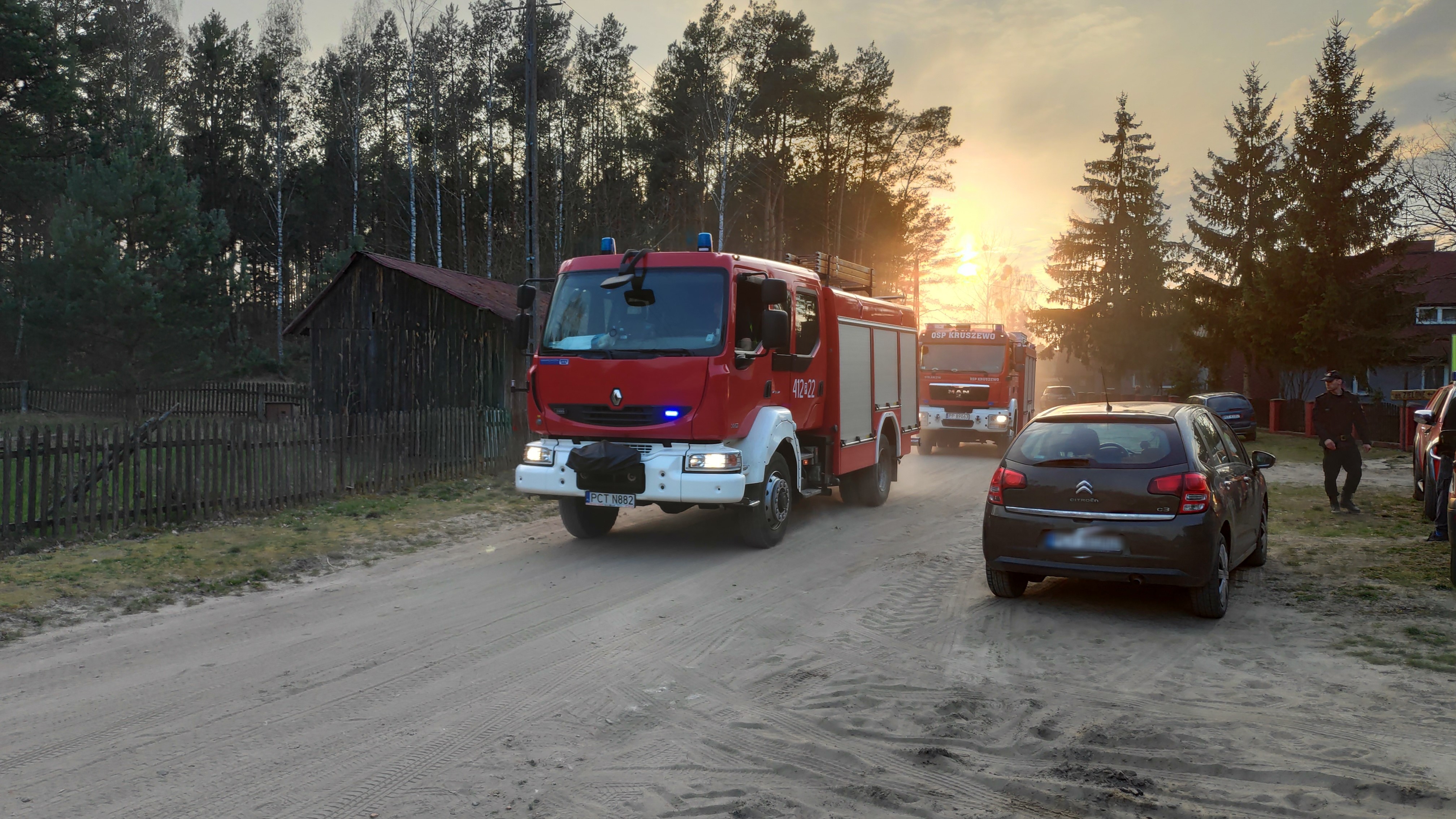pożar trzcianka - przemysław stochaj