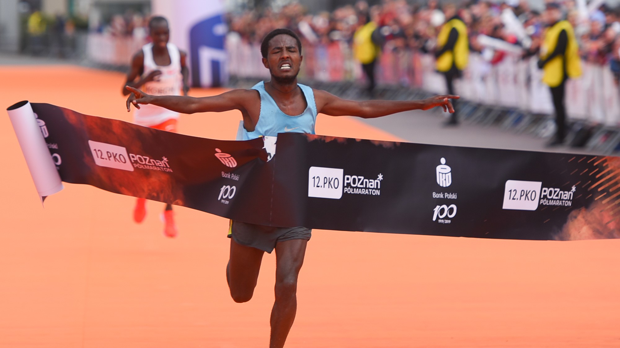  12. PKO Poznań Półmaraton Etiopczyk Sijiyas Misganow Abate - A.Ciereszko J.Kaczmarczyk M.Rajczak 