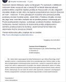 Protest koziegłowy pismo rodziców 