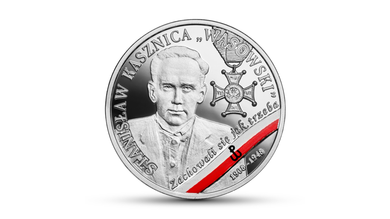 nbp stanisław kasznica wąsowski moneta  - Narodowy Bank Polski