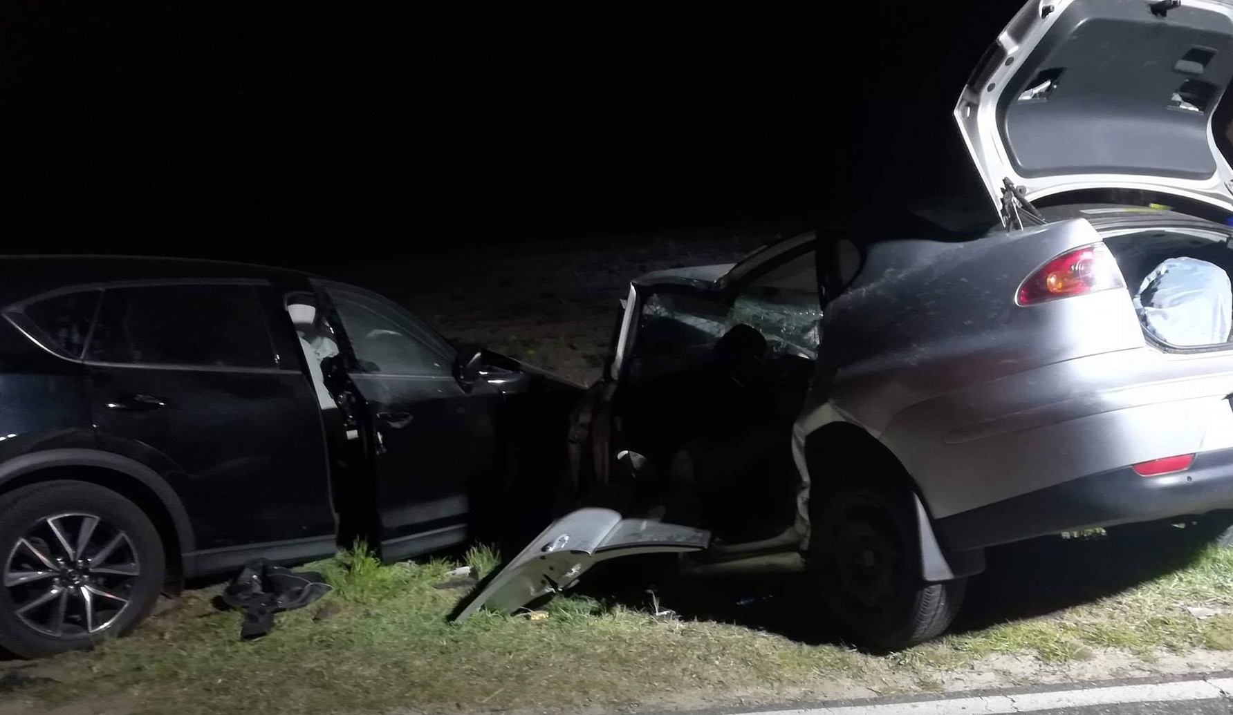 nocny wypadek Morakowo - OSP Gołańcz