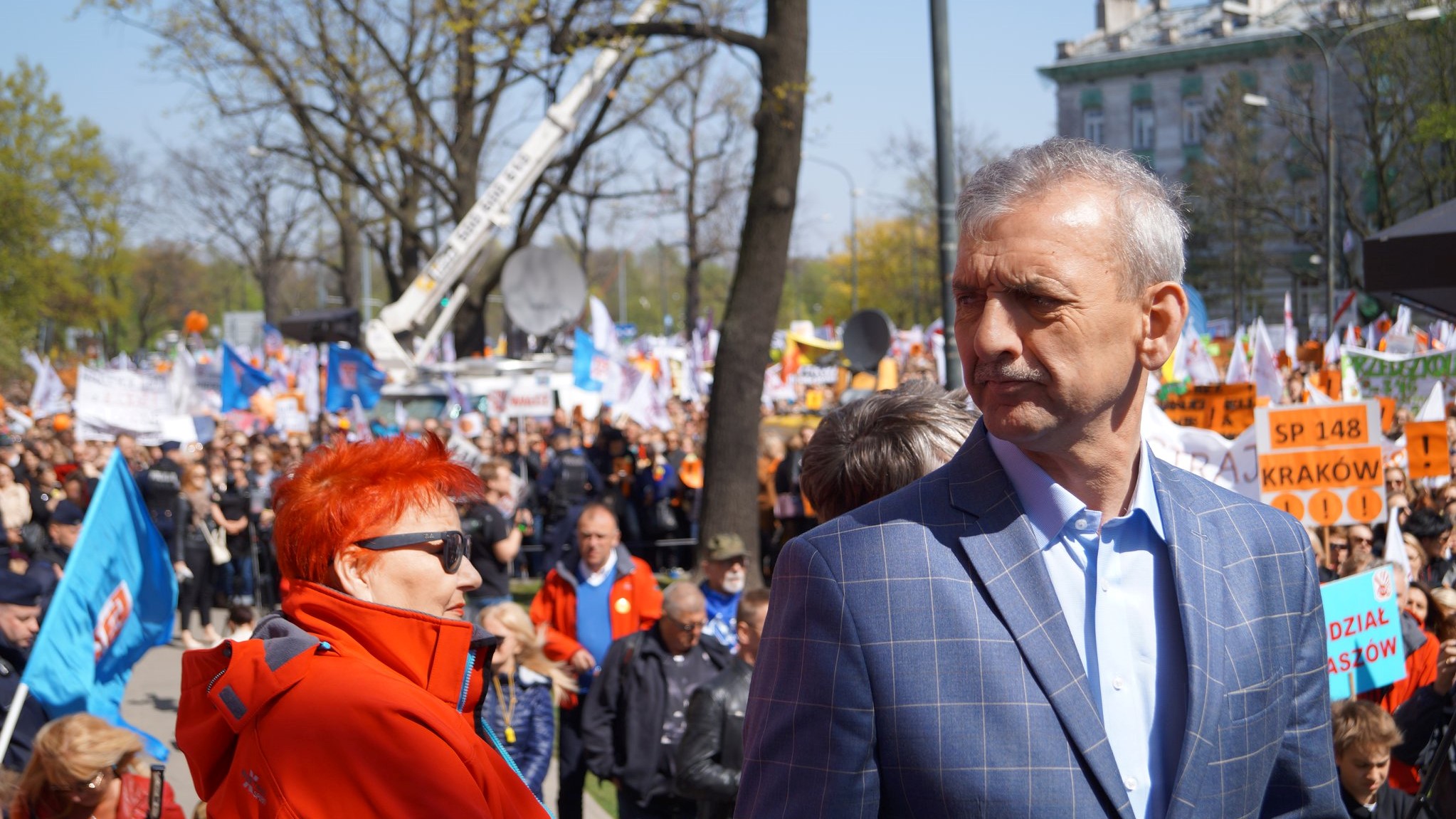 broniarz znp strajk - FB: ZNP