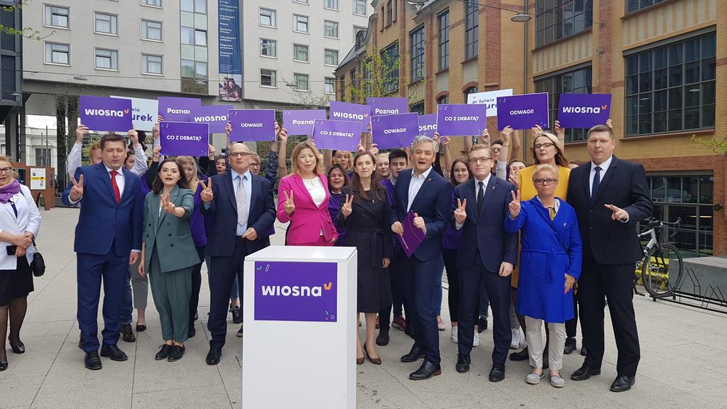 Robert biedroń Poznań Wiosna - Hubert Jach