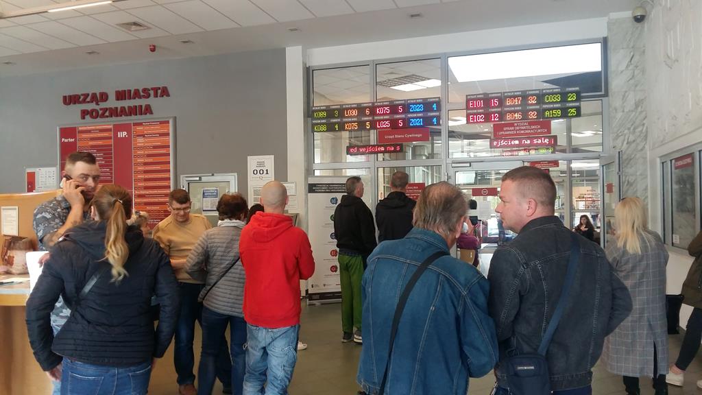 urząd miasta poznań kolejki spis wyborców wybory - Magdalena Konieczna