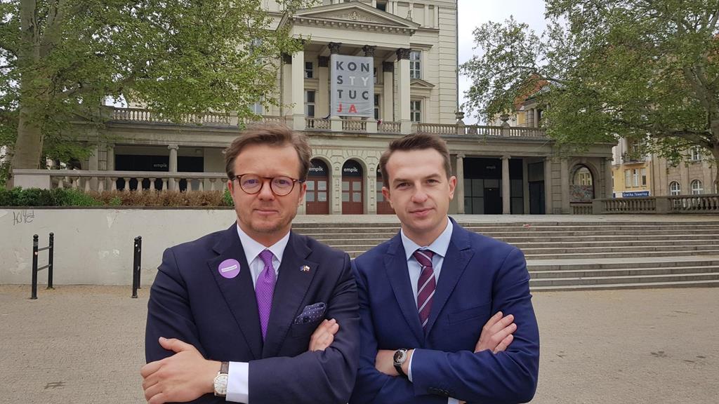 Michał Wawrykiewicz Adam Szłapka wybory - Hubert Jach