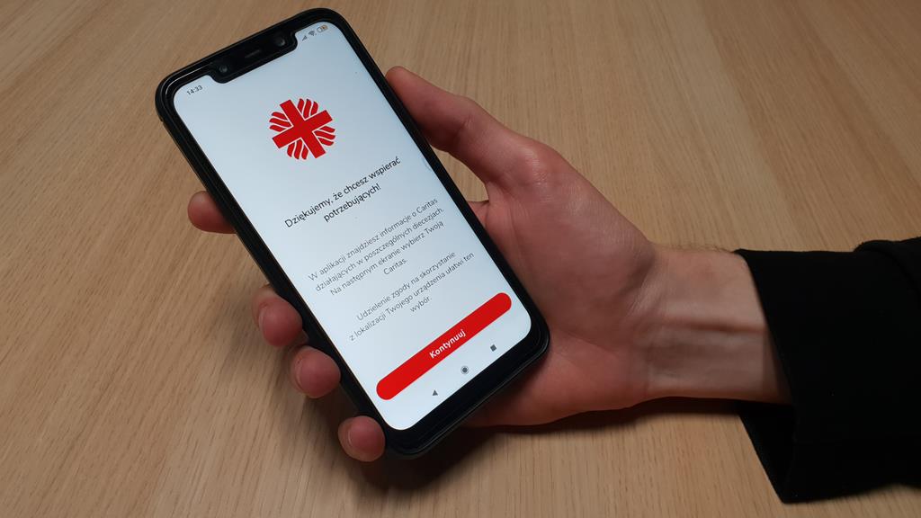 aplikacja caritas - Michał Jędrkowiak