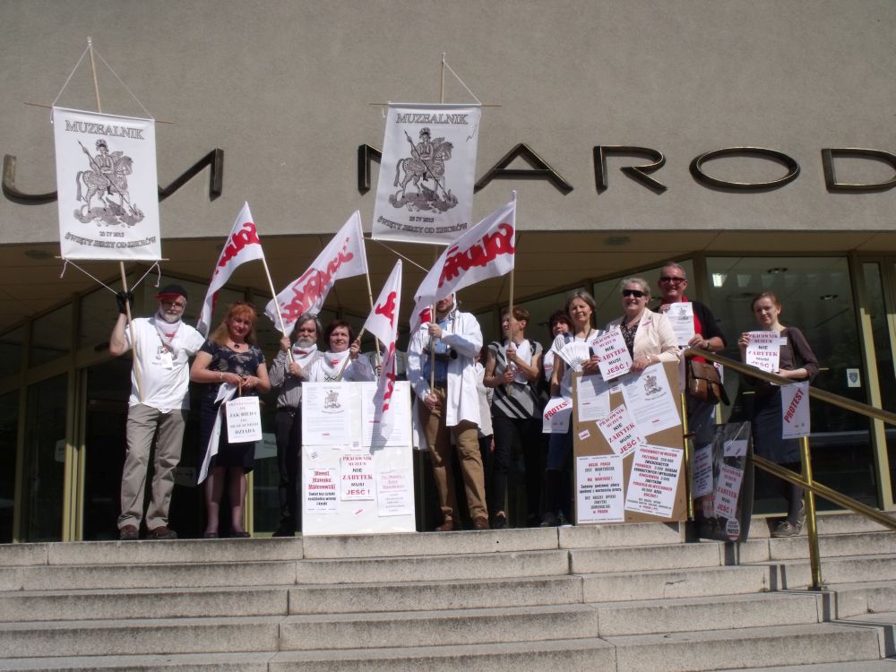 muzealnicy protest 2 - Jacek Kosiak