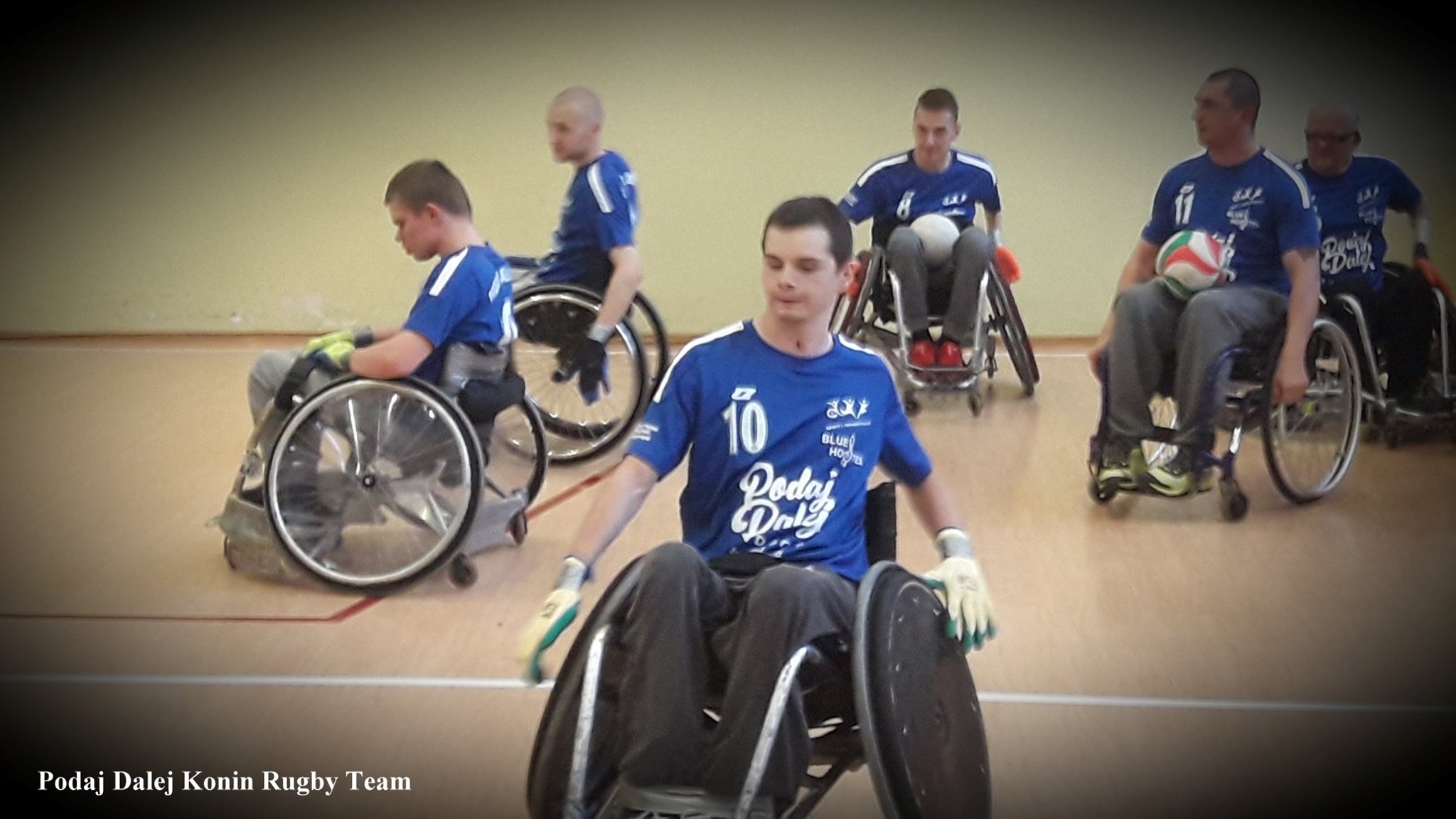 Rugby na wózkach - Podaj dalej 