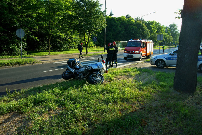 wypadek śmiertelny policjanta w Pile - Wiesława Pinkowska