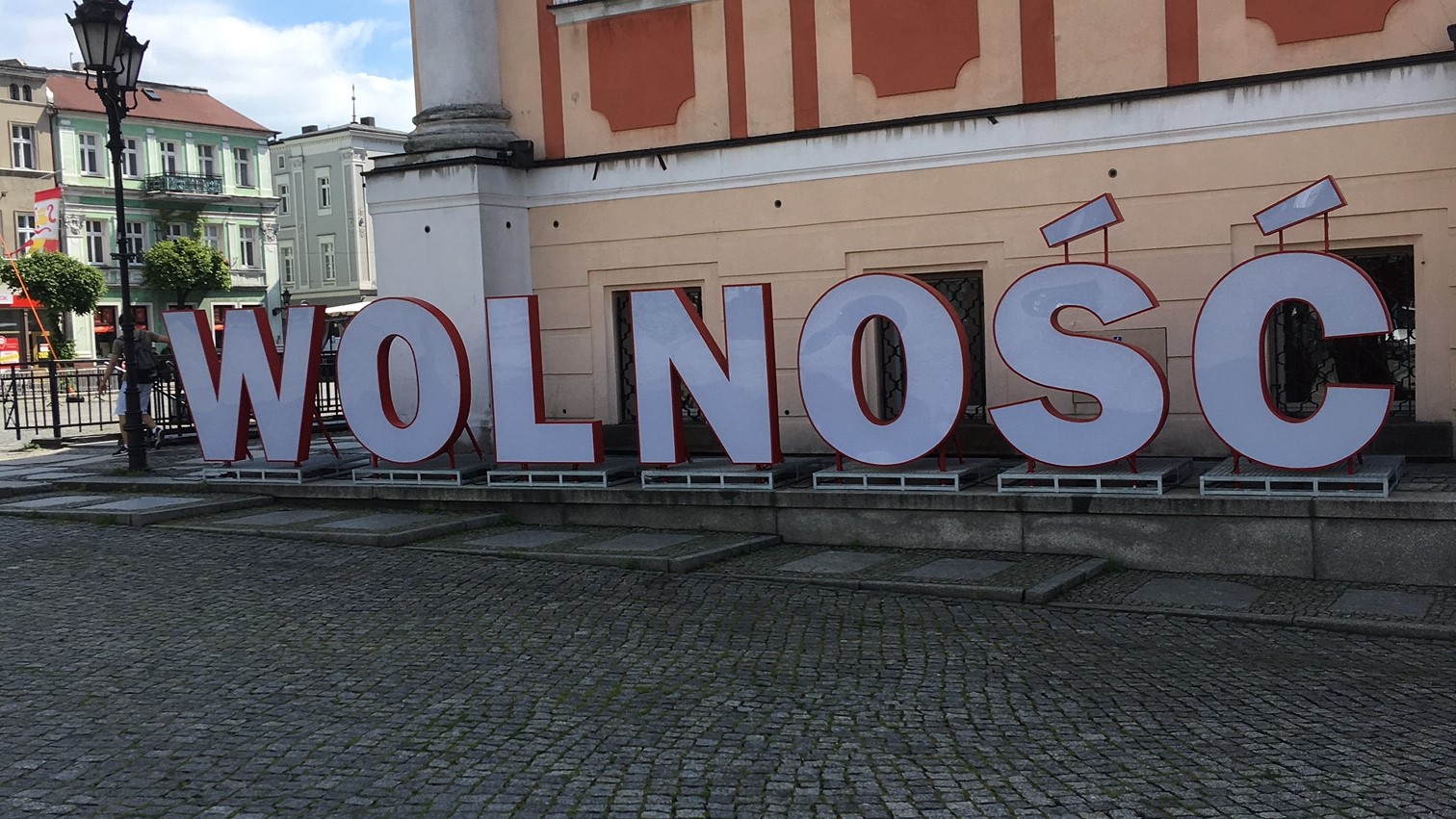 napis wolność leszno - Jacek Marciniak