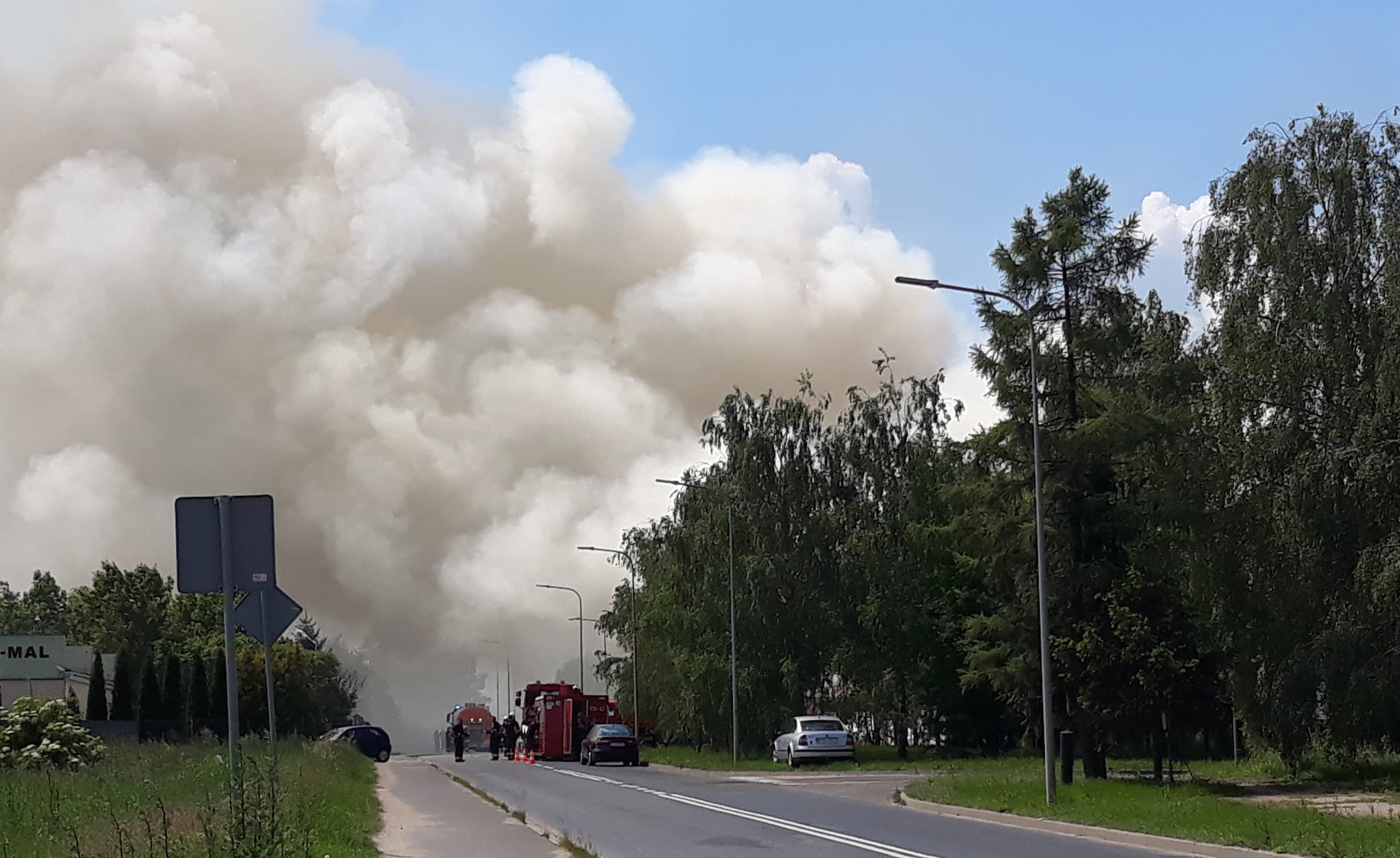 pożar wysypiska ostrów wlkp - Danuta Synkiewicz