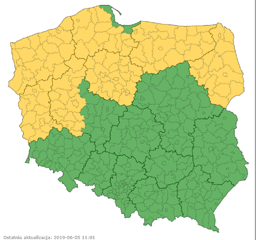 Upały w Polsce - IMGW