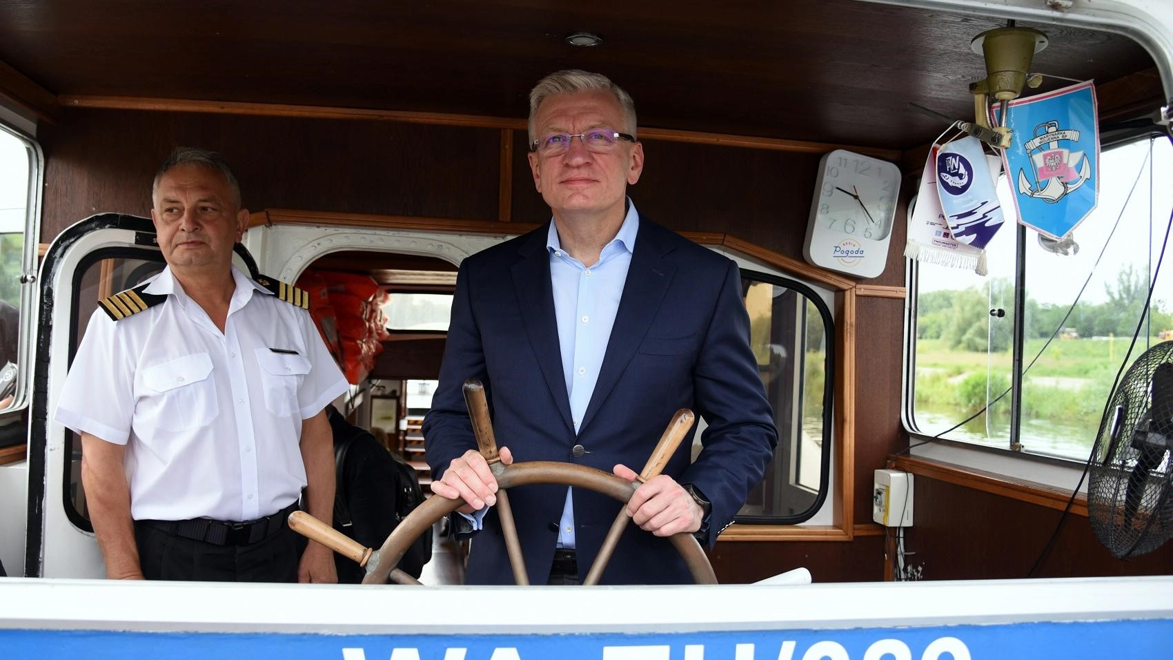 Jacek Jaśkowiak za sterem - Urząd Miasta Poznania