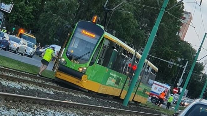 wypadek Hetmanska Dmowskiego  - FB:Piotr (FB:GjwwP) 