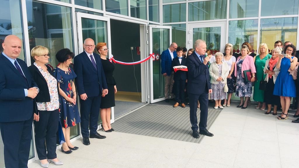 otwarcie szkrzydła szkoła w tulcach - Adam Michalkiewicz