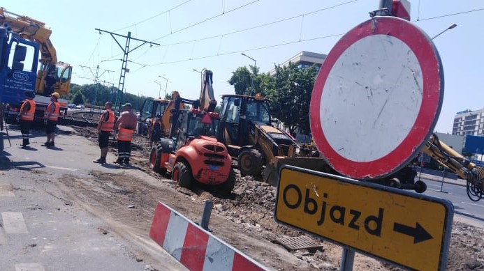 remont baraniaka głogowska i jana pawła II - Wojtek Wardejn