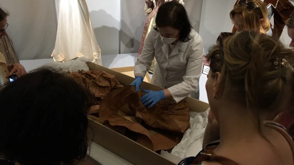 suknia XIX wieczna z Kanady Muzeum Historii Ubioru  - Michał Jędrkowiak