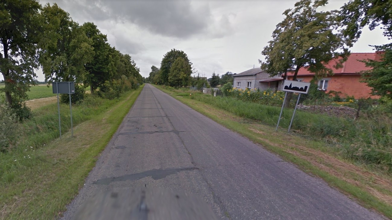 droga sieraków wypadek - Google Maps
