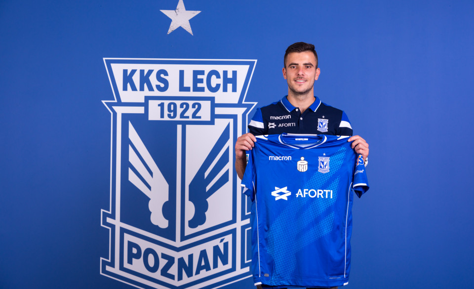 Djordje Crnomarković piłkarzem Lecha - Lech Poznań/Przemysław Szyszka