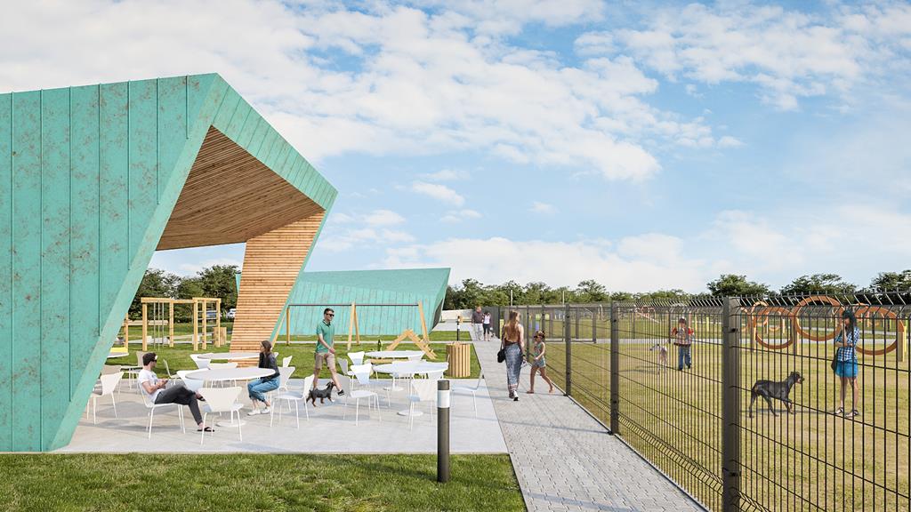 projekt nowe schronisko dla zwierząt kobylepole - Materiały prasowe