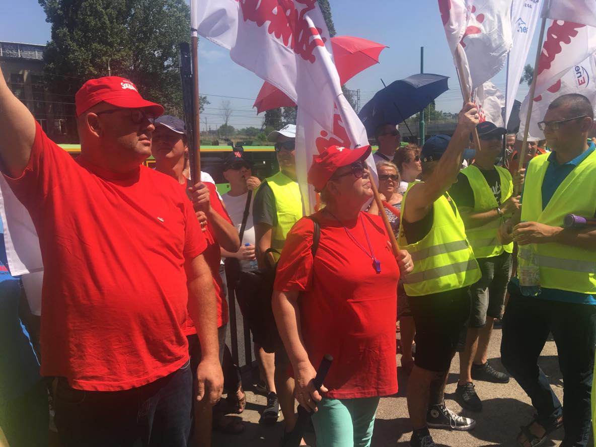 pikieta enea hetmańska solidarność poznań protest