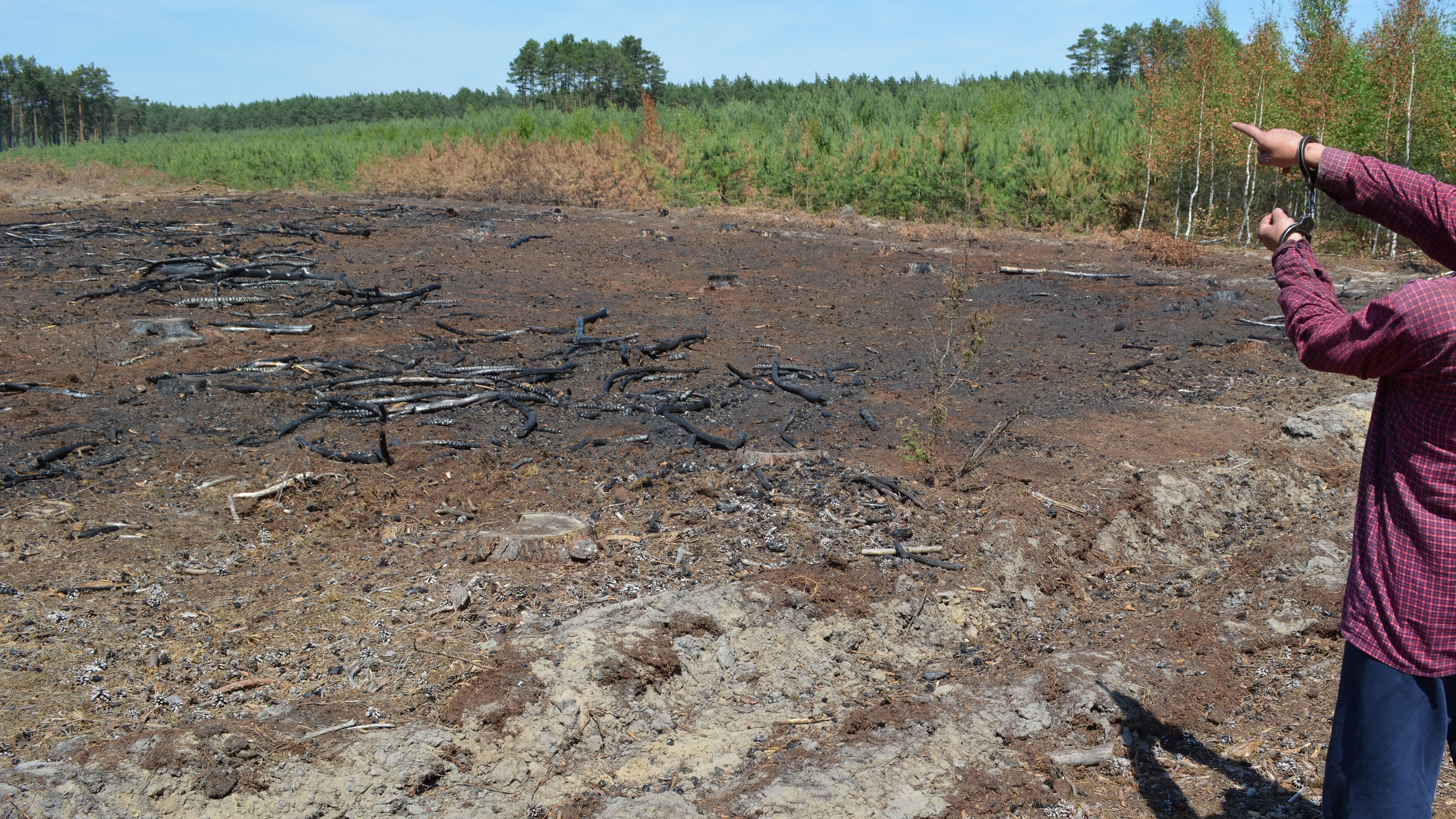 podpalacz wronki zatrzymany - KPP Szamotuły
