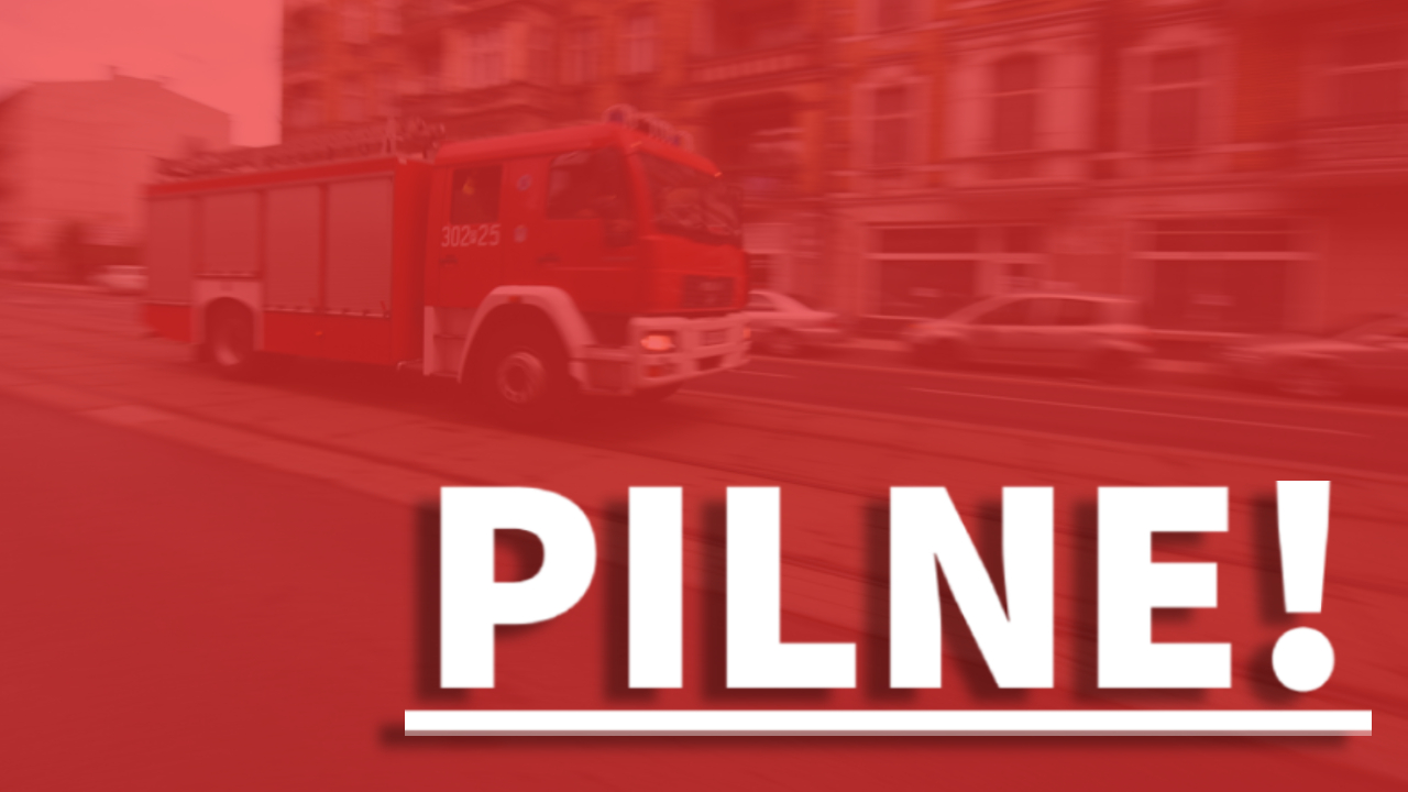 PILNE straż pożarna pożar wypadek - Radio Poznań