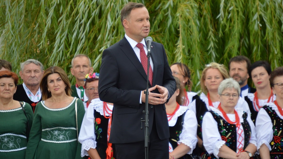 Andrzej Duda w Margoninie - Przemysław Stochaj