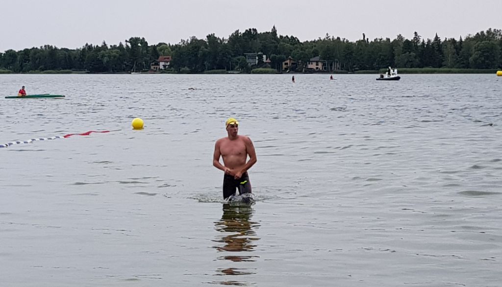 wpław przez Kiekrz - Grzegorz Hałasik