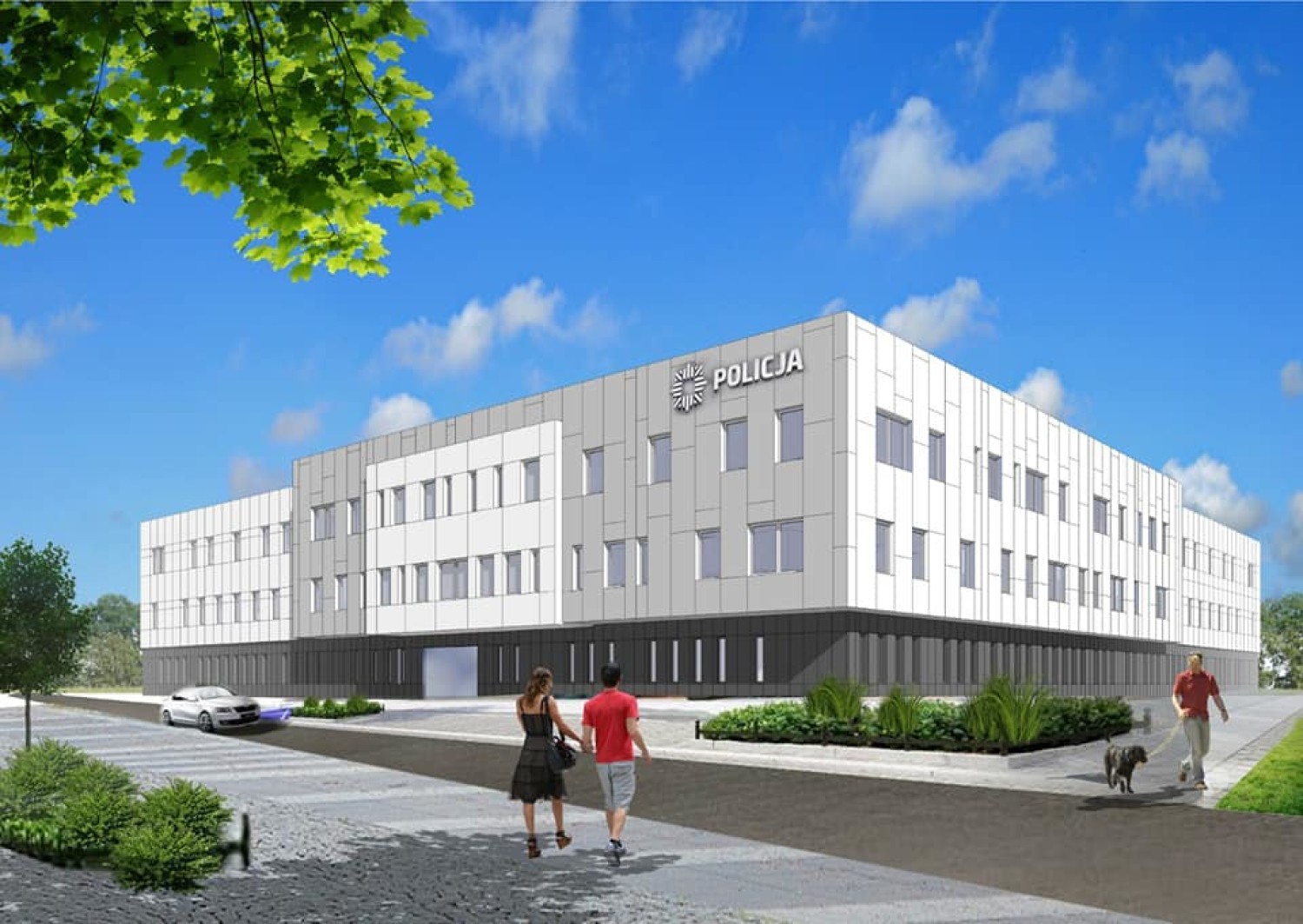 nowa komenda policja piła wizualizacja - Policja Piła