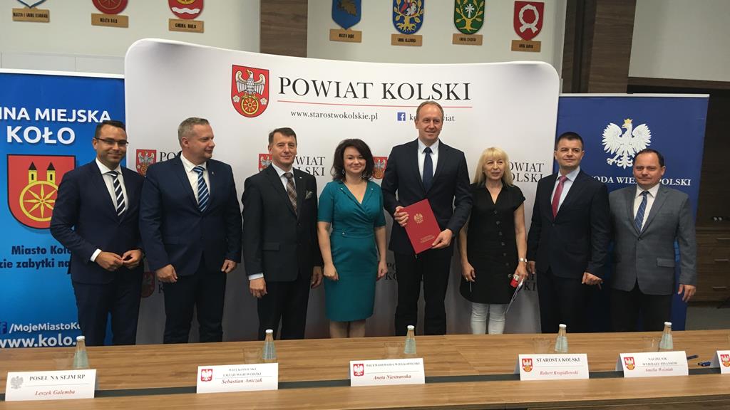 podpisanie umowy ulica nagórna koło - Sławomir Zasadzki