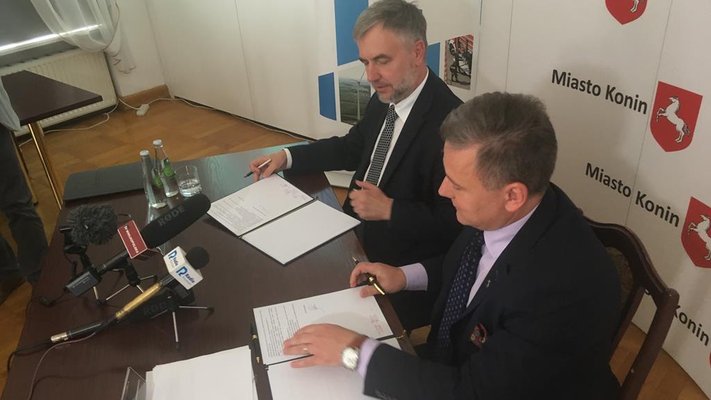 Konin ekologia umowa samorząd  - Sławoir Zasadzki