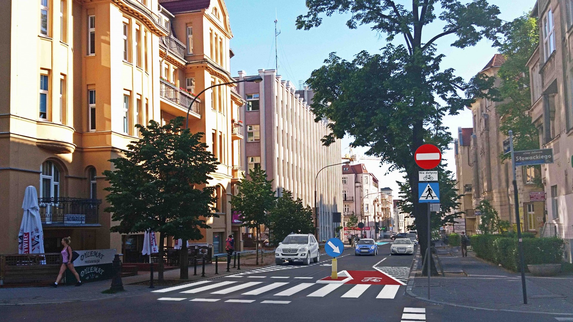 ulica adama mickiewicza zmiana organizacji ruchu - ZDM