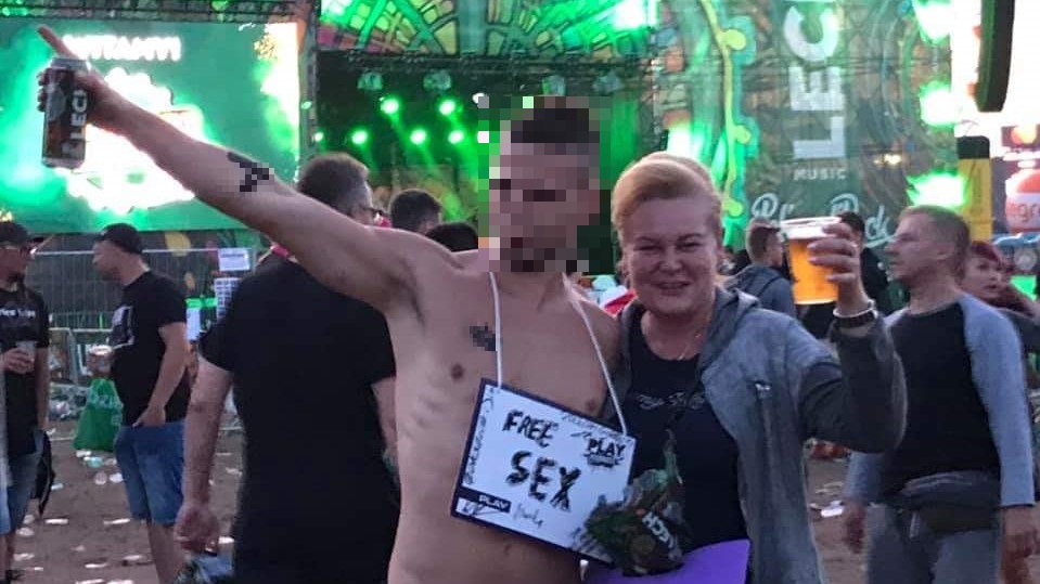 Marzena Wodzińska z PO na Pol&Rock Festiwal - FB: Marzena Wodzińska