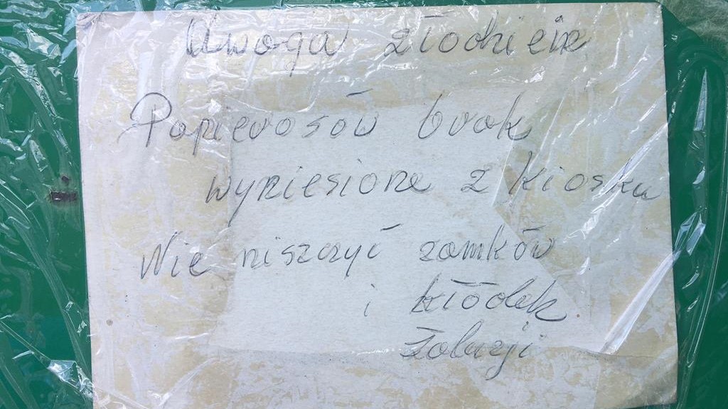 kiosk lądek papierosy okradziony - Sławomir Zasadzki