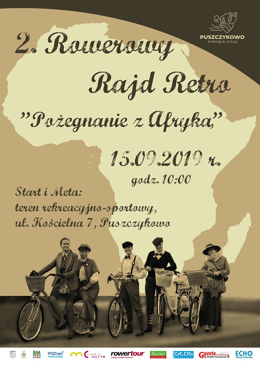 2019_Puszczykowo_2_rowerowy_rajd_retro_plakat - Materiały prasowe