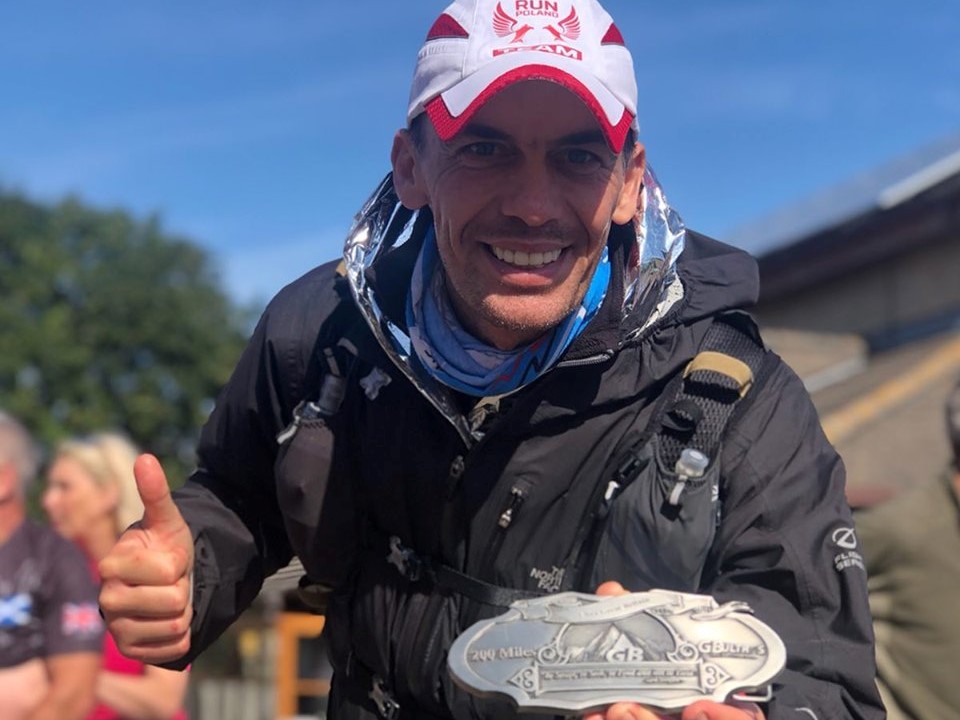 artur kujawiński bieg przez szkocję - FB: Ultra Great Britain