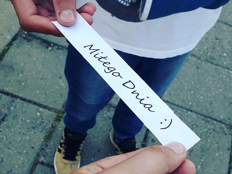 miłego dnia akcja pilskiej młodzieży - FB: Młodzież Pilska