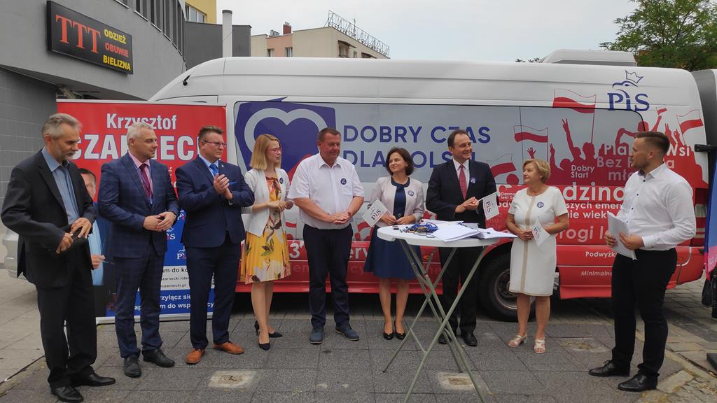 PiS BUs w Pile kampania 2019  - Przemysław Stochaj 