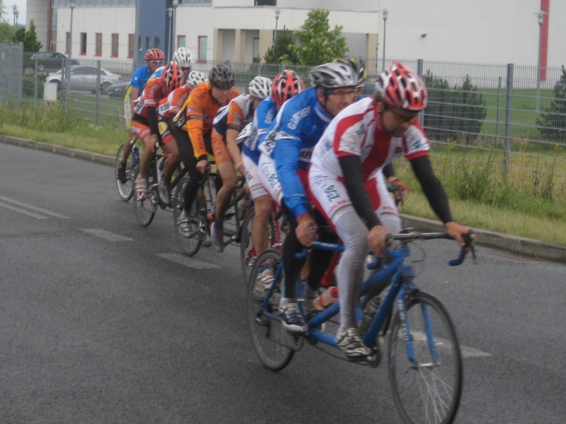 Niewidomi kolarze - tandemy