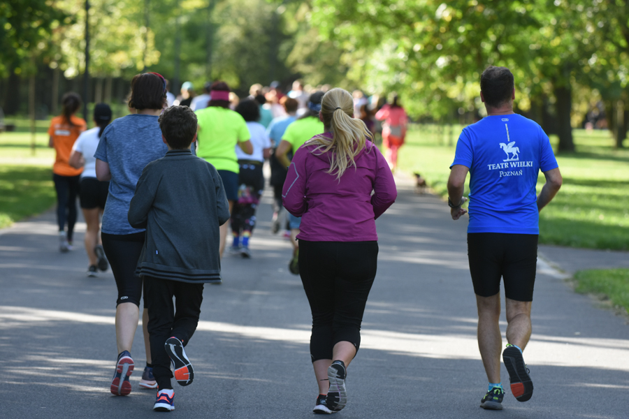 bieg łęgi dębińskie - Wojtek Wardejn