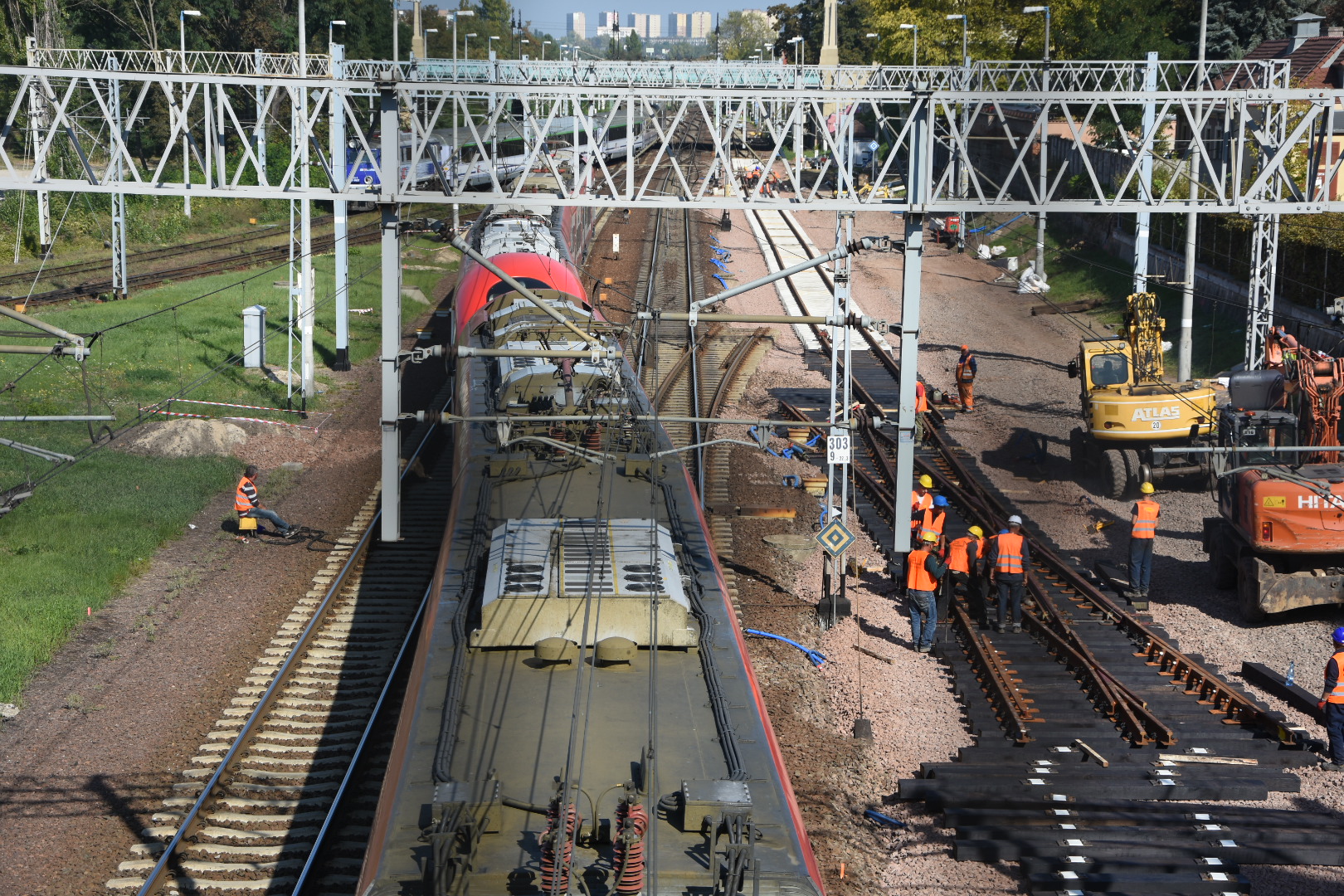awaria kolejowa poznań - Wojtek Wardejn