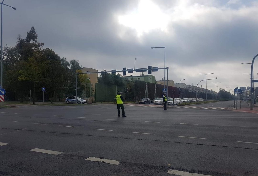 policja skrzyżowania  - Tomek - Facebook/Gdzie Jest Wypadek w Poznaniu