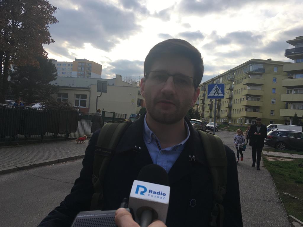 Marek Sajdok z Młodzieży Wszechpolskiej - Jacek Butlewski