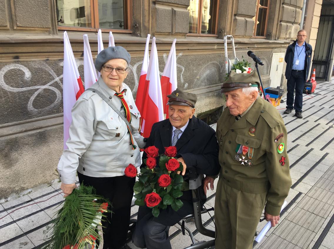 tablica upamiętniająca harcerzy święty marcin poznań - Jacek Butlewski
