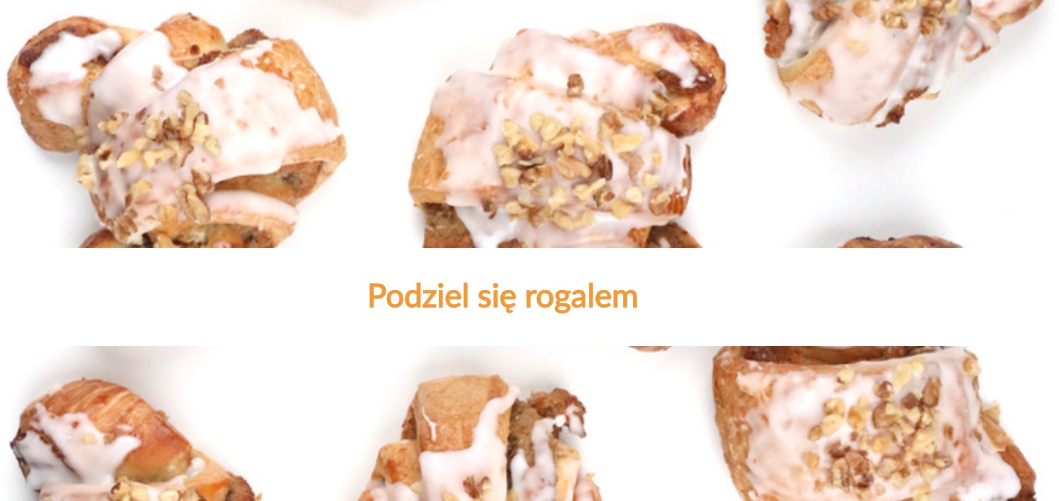 akcja podziel się rogalem - www.podzielsierogalem.pl