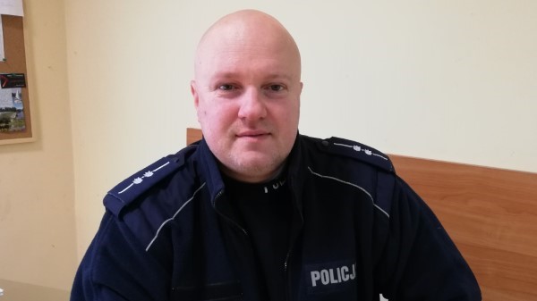 policjant 24h asp. Maciej Pawlicki komenda kpp międzychód - KPP Międzychód