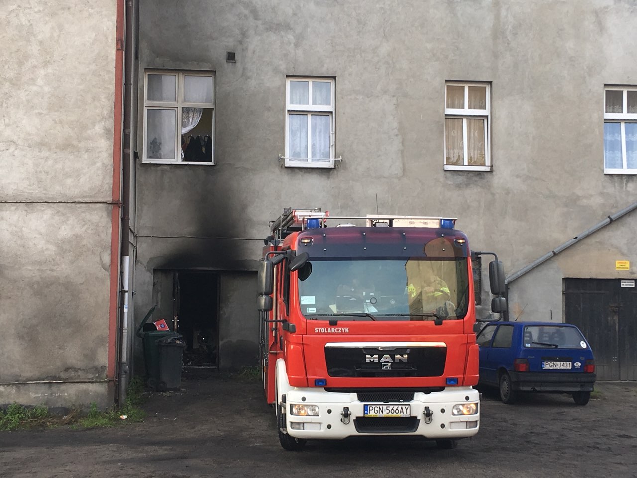 pożar Gniezno - Rafał Muniak