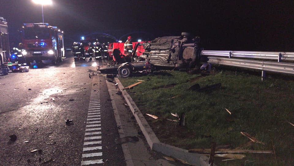 wypadek lubacz  - Ochotnicza Straż Pożarna w Gąsawie