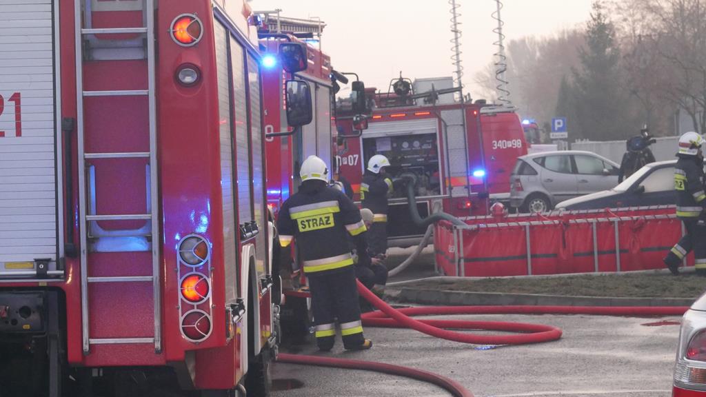 pożar Turek magazyn - Sławomir Zasadzki